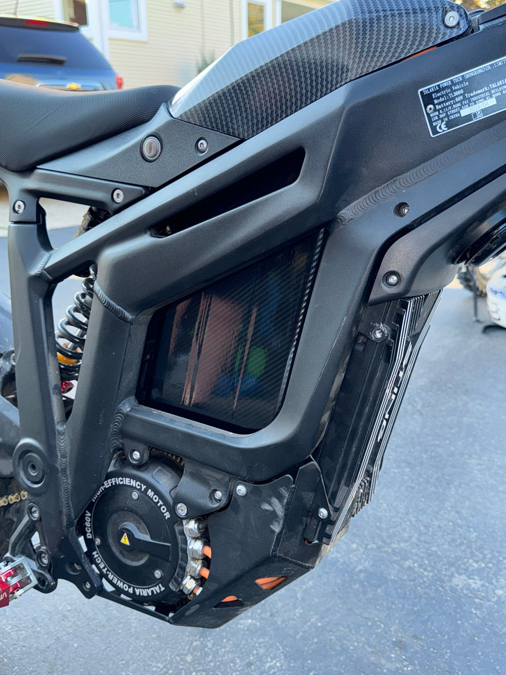 E-Bike Carbon Fiber Battery Wrap